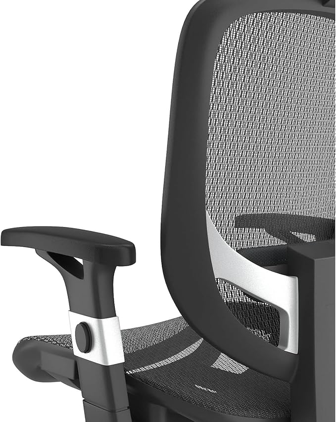 STAPLES Hyken Ergonomic Task Chair, Mesh, Ergonomic, Lumbar Support, Swivel, Black