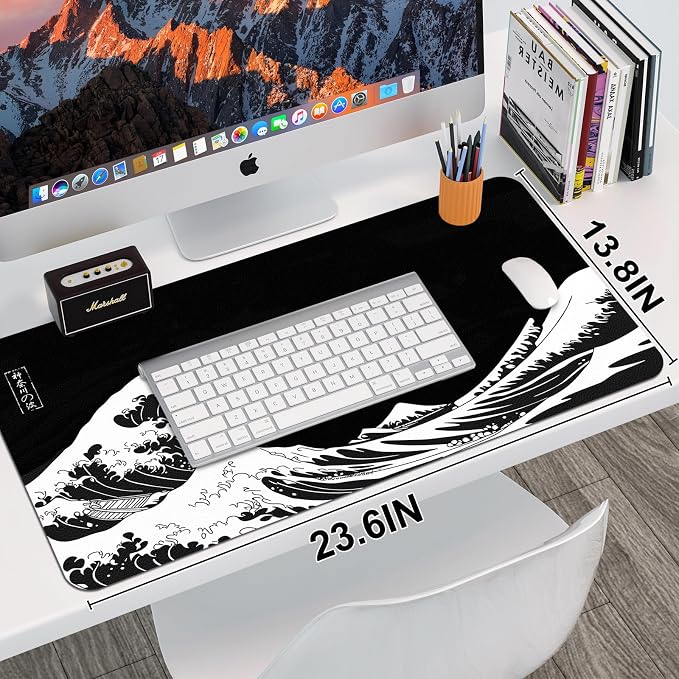 Leather Desk Mat, Desk Pad for Keyboard and Mouse Large Mouse Pads for Desk | Waterproof Desk Mat, Desk Matt for Desktop, Laptop Blotter, Keyboard Pad, Large Mouse Pad, Desk Essentials