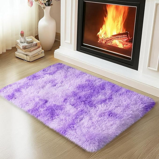 Mugorn Small Soft Shag Rugs for Bedroom, 2x3 Fluffy Area Rugs for Living Room
