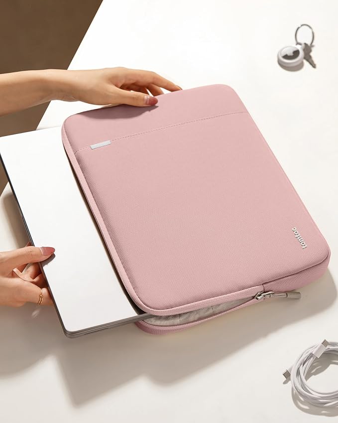 tomtoc 360° Protective Laptop Sleeve Designed for 13-inch New MacBook Neo A3404 (2026) A18 Pro Chip, Water-Resistant Shockproof Computer Case Bag Fits 12-13 Inch Surface Pro Copilot+ PC