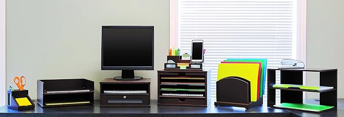 Victor Monitor Riser, B1175 (Mocha Brown)