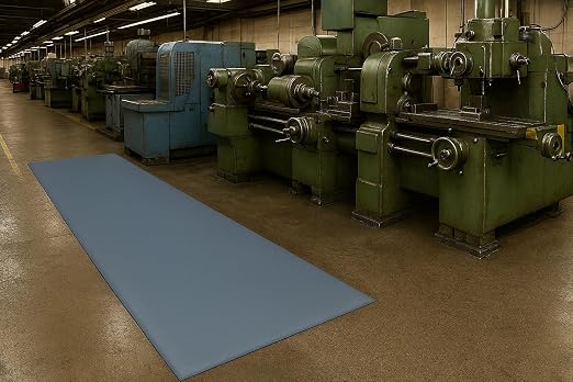 Guardian 24061001GY Soft Step Anti-Fatigue Floor Mat, Vinyl, 6'x10', Grey