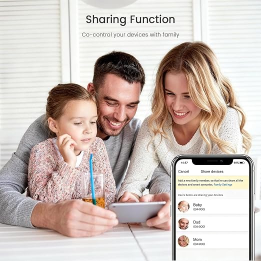 Smart Home Plug, MOOEGG 2.4GHz WiFi Smart Socket, Works with Alexa & Google Assistant, 10A Mini Smart Outlet, APP Timer, Countdown & Group Control, No Hub Needed, ETL FCC RoHS Certified, White,2 Pack