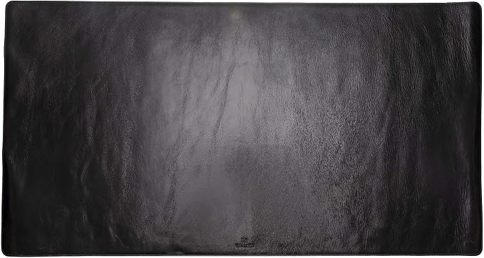 Venito Premium Leather Desk Mat (36 X 19 inch) - Large Mouse Mat for Home Office Accessories (Rustic Black)*