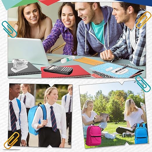 Gilprop 126 Pcs 2026 Middle High School Supplies Kit with Backpack for Student 6-12 Grades, Back to School Supplies Bulk Bundle Essential Notebook Calculator for Senior Student(Blue)