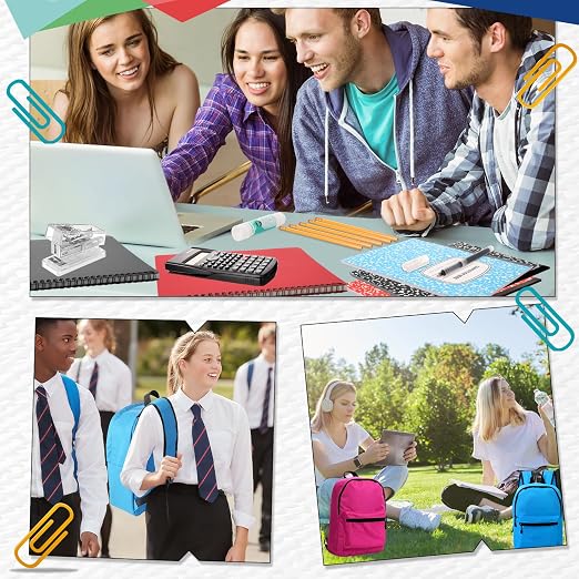 Gilprop 126 Pcs 2026 Middle High School Supplies Kit with Backpack for Student 6-12 Grades, Back to School Supplies Bulk Bundle Essential Notebook Calculator for Senior Student(Hot Pink)