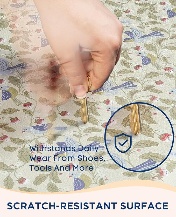 Ophanie Kitchen Mats for Floor,3/4 inch Thick,17x28 Anti Fatigue Cushioned Mat with 99+ Pairs of Anti-Slip Bottom Ridges,Kitchen Rugs,Waterproof,Comfort Ergonomic Standing Mat for Office,Home,Sink