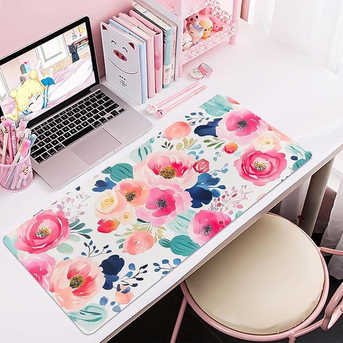 Bloss Desk Mat Large, Leather Desk Pad, Desk Matt for Desktop, Waterproof Desk Pad Mat, Computer Mat for Office Work/Home/Decor/Desk Protector(31.5 x 15.7 Inches)