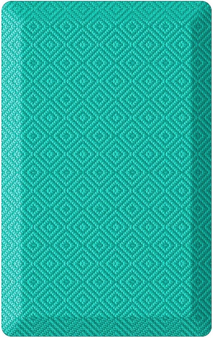 Ophanie Kitchen Mats for Floor, 3/4 Inch Thick Kitchen Rugs, 20''x32'' Anti Fatigue Standing Cushioned Mat, Waterproof,Comfort Ergonomic Mat for Office, Home, Sink, Teal Non-Slip Bottom