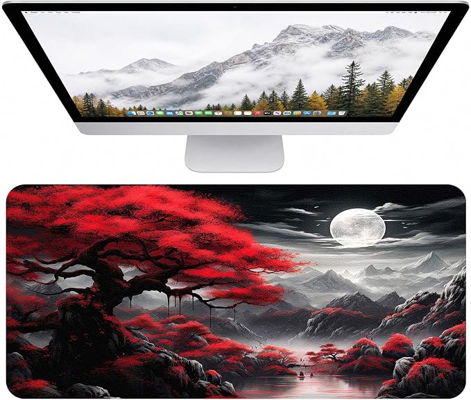 Leather Desk Mat, Desk Pad for Keyboard and Mouse Large Mouse Pads for Desk | Waterproof Desk Mat, Desk Matt for Desktop, Laptop Blotter, Keyboard Pad, Large Mouse Pad, Desk Essentials