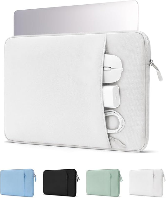 ProCase Laptop Sleeve 14" for MacBook Pro 14-Inch M5/M4/M3/M2/M1 Pro/Max 2026-2021, Computer Case Also Compatible with 14" HP Dell ASUS Lenovo Acer Chromebook -Silver