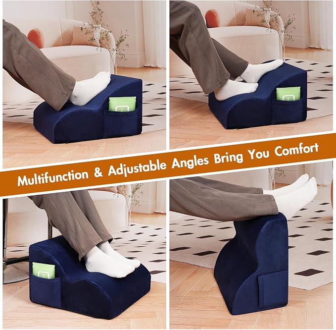 Foot Rest Under Desk,Ergonomic Foot Rest Office Comfort Foot Stool at Work