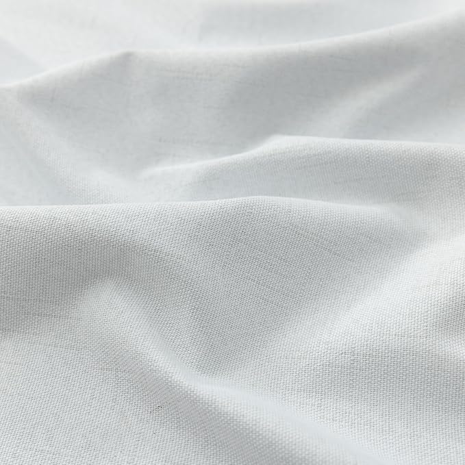 KOUFALL White Blackout Thermal Lined Curtains, 72 Inch Length Back Tab Black Out Curtains for Bedroom, Living Room, 72 Inches Long, Cortinas Blancas para Sala