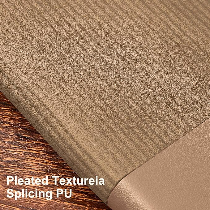 Lined Journal Notebook for Work College Ruled Note Book 5.79"x8.27" A5 PU Leather Daily Journaling 216 Pages for Women Men Writing Home School Supplies Business (Khaki 2pack)