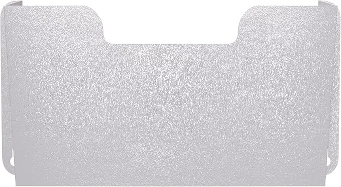 OSKIE DR POCKET RACK Wall-Mounted File Rack, Single Pocket, Metal Organizer for Letter-Sized Documents, Space-Saving Desktop Organizer, 14 x 2.5 x 7.5 inches (Graywhite)