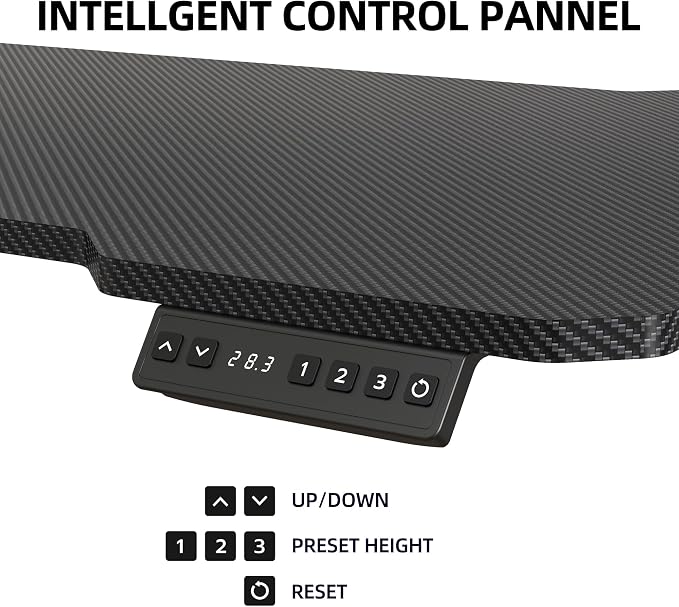 Acrolix 59 Inch L Shaped Standing Desk with Shelves and Keyboard, Electric Corner Standing Desk Adjustable Height, Sit Stand Computer Table with Reversiable Splice Board，Black Carbon