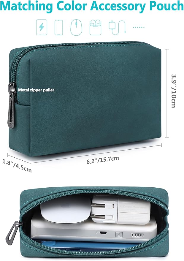HYZUO 15 Inch Laptop Case Bag Sleeve with Stand for MacBook Air 15 M5 M4 A3241 M3 A3114 M2 A2941 2026-2023, 15" Surface Laptop 7/6/5/4/3, MacBook Pro 15 A1990 A1707 2019-2016, Dark Green