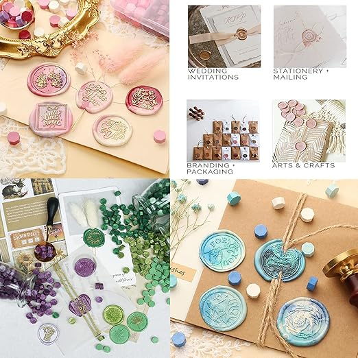 624 Pcs Wax Seal Beads for Stamps - 24 Colors