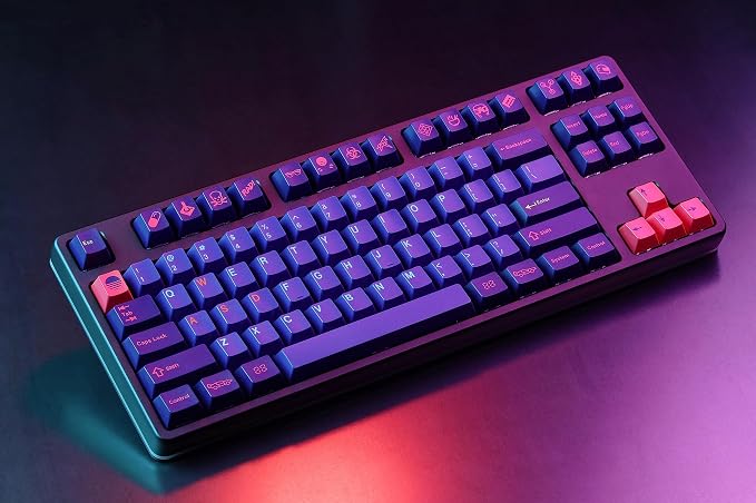 Drop + MiTo GMK Laser Custom Mechanical Keyboard Novelty Keycap Set - 44-Keys, Doubleshot ABS, Cherry Profile (Novelties)