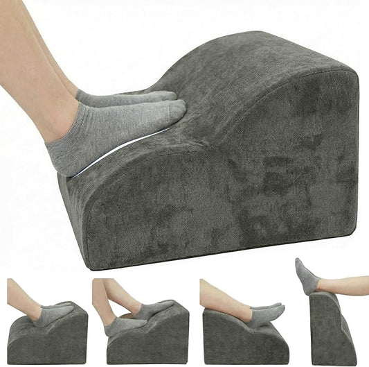 Foot Rest for Under Desk at Work, Ergonomic Foot Rest Under Desk, Desk Foot Rest&Foot Stool Under Desk with Removable Washable Cover,Footrest for Under Desk Office Chair/Gaming Chair/Sofa, Dark Gray