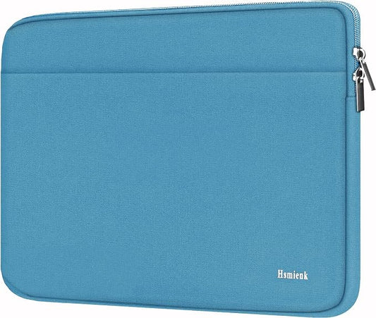 14 inch Laptop Sleeve, Shockproof Protective Notebook Cover Bag with Accessory Pocket, Durable Carrying Laptop Case Compatible for MacBook HP Lenovo Dell Asus Acer, Sky Blue