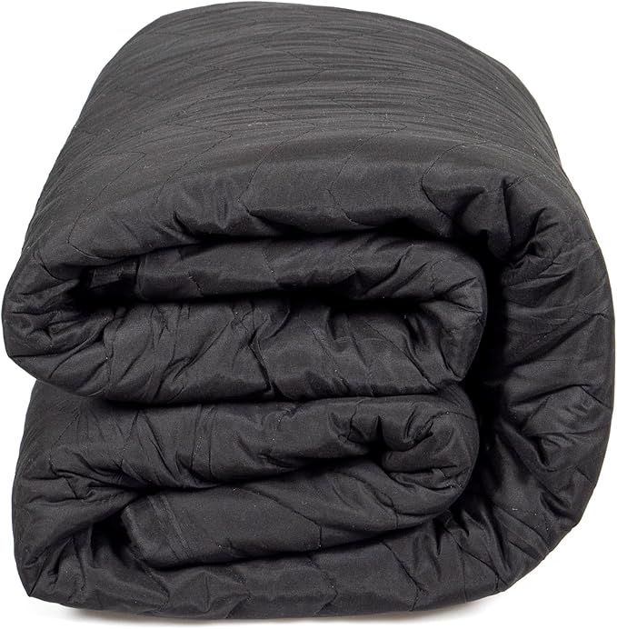 US Cargo Control Sound Dampening Blanket with Grommets 96" x 80", Extra Large Acoustic Blanket for Wall Hanging and Studios, Machine Washable, 12 LBS