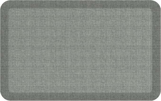NewLife by GelPro Decorative Foam Floor Mat, 20" x 32", Tweed Grey Goose