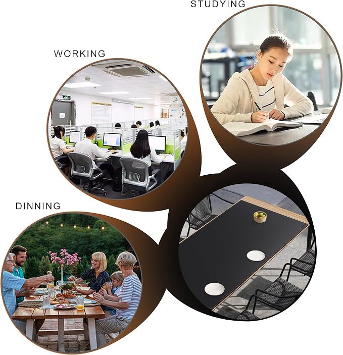MAIDERN Leather Desk Mat Large XL, 70.8” x 40” Reversible Office Desk Pad Mat, Cork & Leather Large Mouse pad for Desk, Waterproof Computer Desk Mat for Gaming Home Office (Black)