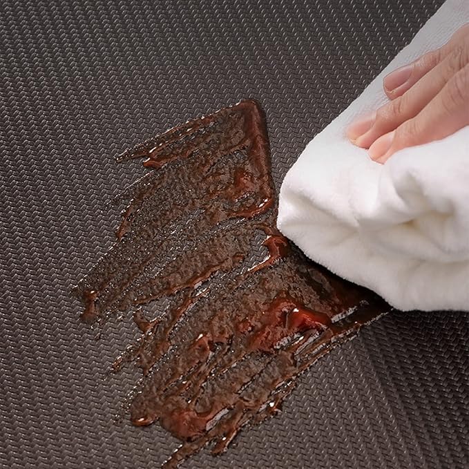 VXHCS 7/10" Extra Thick Anti Fatigue mats for Kitchen Floor, 20"x39" Standing Desk Mat Ergonomic Waterproof Mat, for Home, Office, Laundry, Black