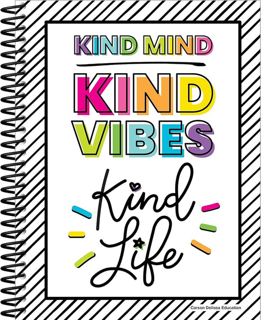 Carson Dellosa Kind Vibes Teacher Planner 2026-2027, Undated 8" x 11" Lesson Plan Book With Stickers, Class Schedule and Weekly Calendar School Supplies, Classroom Must Haves and Homeschool Essentials