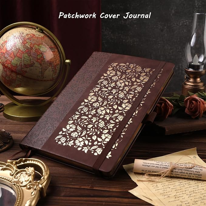 TIEFOSSI B5 Dot Journals for Women Men, 160 GSM Thick Paper, 150 Numbered Pages, 5 * 5MM Dot Grid, Dotted Notebooks for Planner Organization