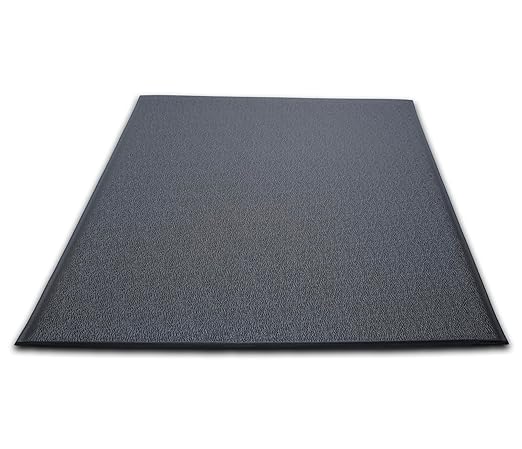 Guardian 24040601 Soft Step Anti-Fatigue Floor Mat, Vinyl, 4'x 6', Black
