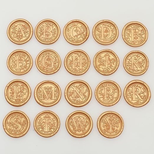 Initial Alphabet Wax Seal Stamp Kit, Retro Letter H Sealing Stamp with 150Pcs Sealing Wax Beads Spoon Pen Set for Wedding Invitations Cards Envelopes (H)