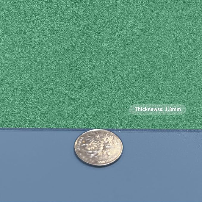 Night Stand Cover for Top - Small Table Cover Used for Bedside Table Waterproof and Easy to Clean Good Flatness Nightstand Protector Top (Grayish Blue+Dark Green 15.75x23.6)