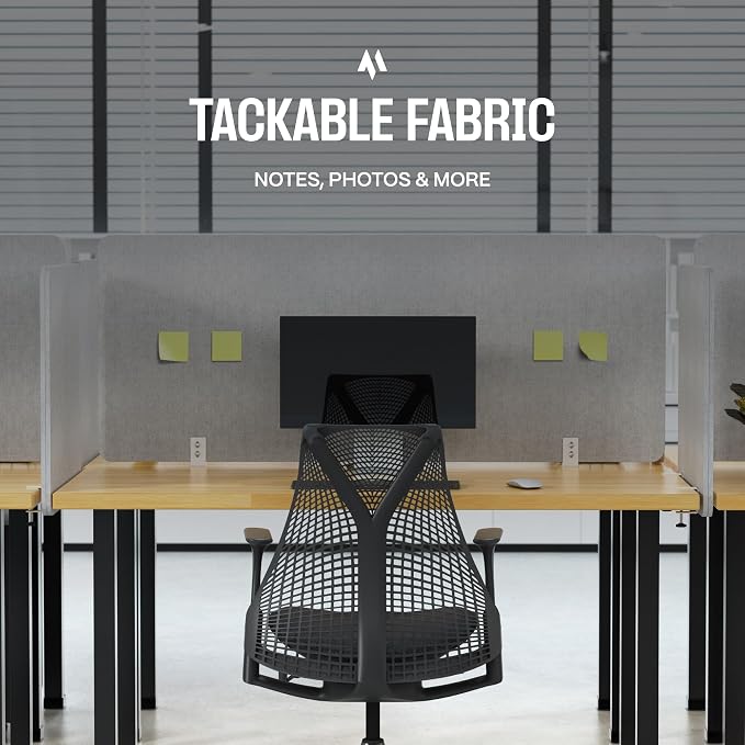 Universal Desk Privacy Panel – Heavy-Duty Desk Divider & Office Partition - Privacy Screen for Workspaces & Cubicles (1-Pack, 24" x 24")