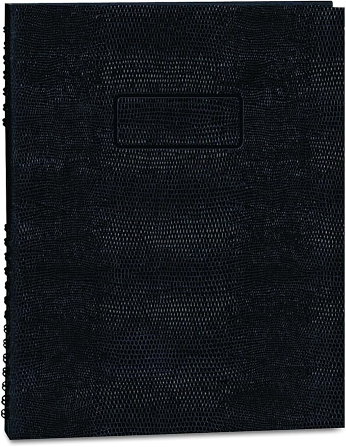 Blueline EcoLogix 100% Recycled NotePro Notebook, Black, 11 x 8.5 inches, 200 Pages (A10200E.BLK)