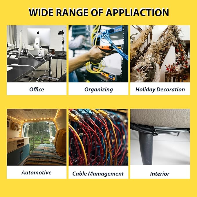 Magnetic Cable Zip Mounts Magnetic Cable Holder 22mm Multipurpose Magnet Wire Management Bases with 7.84" Reusable Zip Ties for Cord Organizer (10Magnets, 20 Cable Ties)