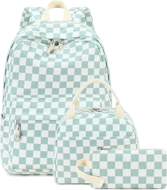 BTOOP School Backpacks for Teen Girls Bookbags Lightweight Kids Backpack School Bags Set with Lunch Box Pencil Case