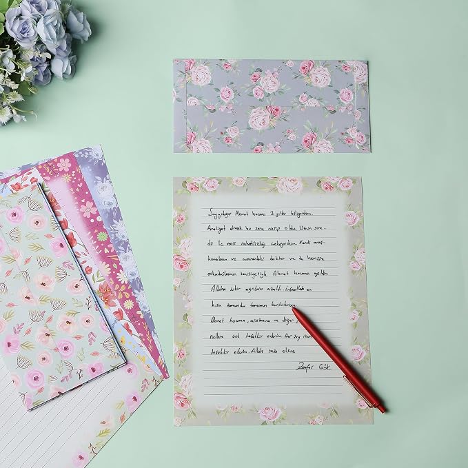 Mr. Pen- Stationery Writing Paper Set with Envelopes, 8.5" x 11" | 30 Letter Sheets & 18 Envelopes, Smooth Printable Letter Paper for Handwritten Notes, Personal Letters, Invitations