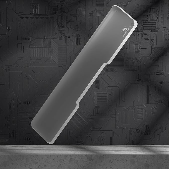 Acrylic Keyboard Wrist Rest - TENKEYLESS (TKL) 80% Keyboard- Mechanical Keyboards Ergonomic Palm Rest for Computer Keyboard,Anti-Slip Base,Wrist Pad for Laptop,Office & Home-Easy Typing
