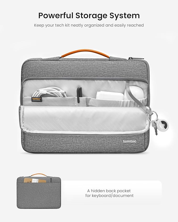 tomtoc 360 Protective Laptop Case for 15-inch New MacBook Air M5 (2026), M4/A3241 M3/A3114 M2/A2941, 15 Inch Microsoft Surface Laptop 7/6, Dell XPS 15 Plus, 15-in MacBook Pro, Acer HP Chromebook 14