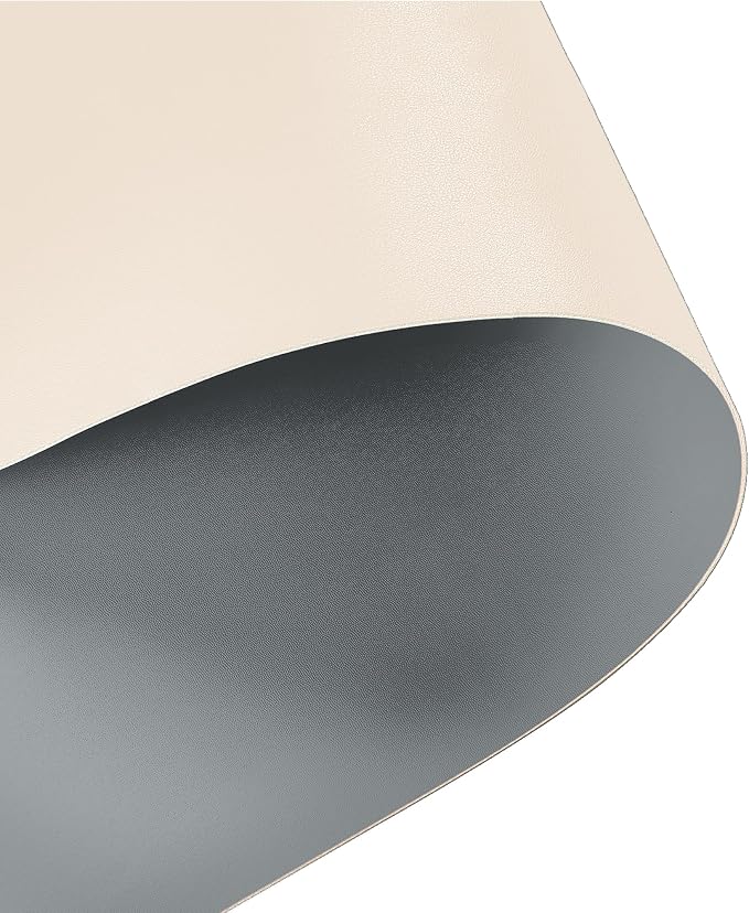 Faux Leather Table Cover,1.8mm Thick,42x66 Inch Table Protector,Table Protector for Dining Room Table,Dining Table Cover,Table Cover Protector(Beige+Light Gray,42x66)