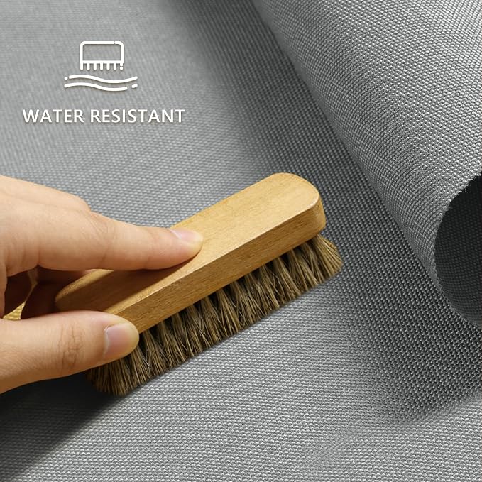 Waterproof Canvas Fabric by The Yard 58inch 600D Upholstery Material Polyester Fabric Outdoor Water Resistant Fabric for Sewing Chair Patio Cushion Purse Bag Interior, 15 Yard Silver Grey