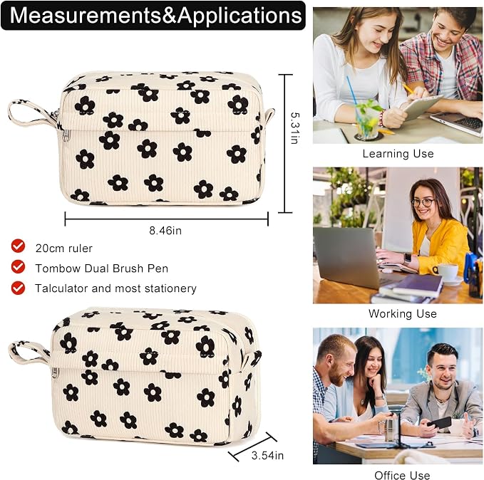 Bluboon Teens Backpack Set Girls School Backpack Lunch Box Pencil Bags Student Bookbags 3 in 1