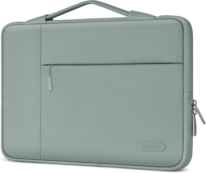 MOSISO Laptop Case 16 inch, 15-15.6 inch Laptop Sleeve with Handle Compatible with MacBook Pro 16 M5 M4 M3 M2 M1, HP Acer Dell Lenovo ASUS, Polyester Multifunctional Computer Bag, Antique Green
