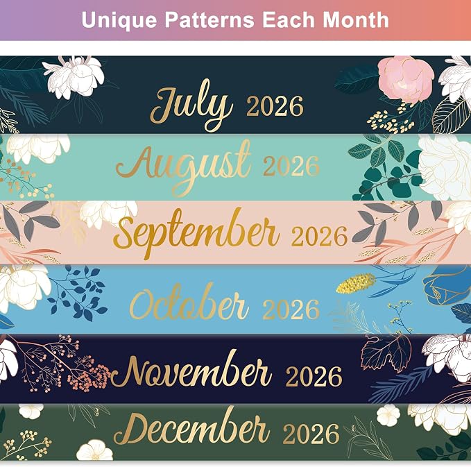 2026-2027 Desk Calendar - Flip Desktop Calendar 2026-2027, JUL. 2026 - DEC. 2027, 10" x 8.3", Stand up Desk Calendar 26-27, Twin-Wire Binding