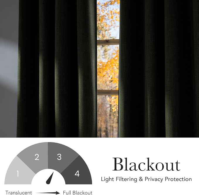 NICETOWN Greyish Green Curtains 84 inches Length for Living Room - Privacy Panels for Bedroom, Modern Farmhouse Style Home Decor Grommet Top, 2 Panels, W42 by L84