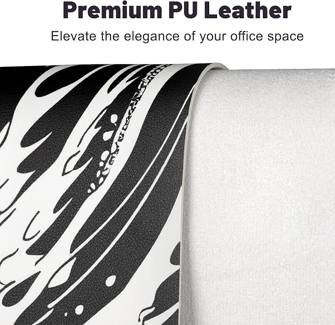 Leather Desk Mat, Desk Pad for Keyboard and Mouse Large Mouse Pads for Desk | Waterproof Desk Mat, Desk Matt for Desktop, Laptop Blotter, Keyboard Pad, Large Mouse Pad, Desk Essentials