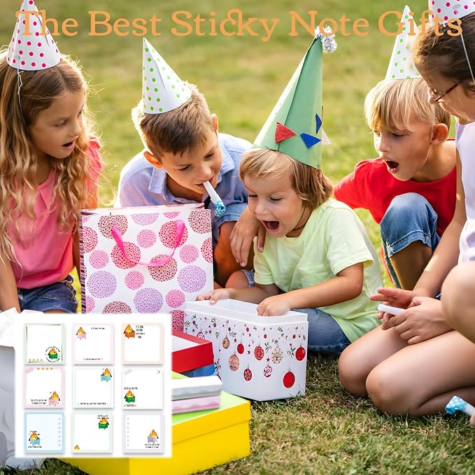 Funny Sticky Notes Gifts - 9 Pack Dumpster on Fire Notepads for Work 3x3 Inch, Everything is Fine Self-Adhesive Memo Pads, School Office Supplies Work Gag Gifts for Coworkers (450 Sheets)