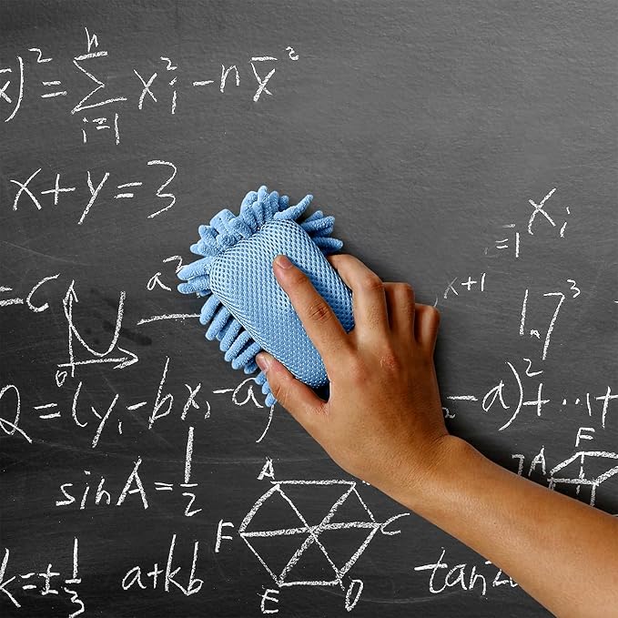 Mr. Pen- Magnetic Microfiber Shag Whiteboard Erasers, 4" x 6", 4 Pack, Dual Surface, Washable Large Dry Erase Board Cleaner for Chalk, Marker, Classroom, Office, Home